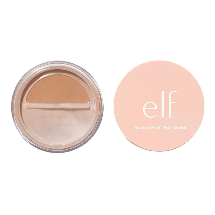 e.l.f. Halo Glow Soft Focus Setting Powder, Silky Setting Powder For Creating Soft Glow Without Shine, Smooths Pores & Lines