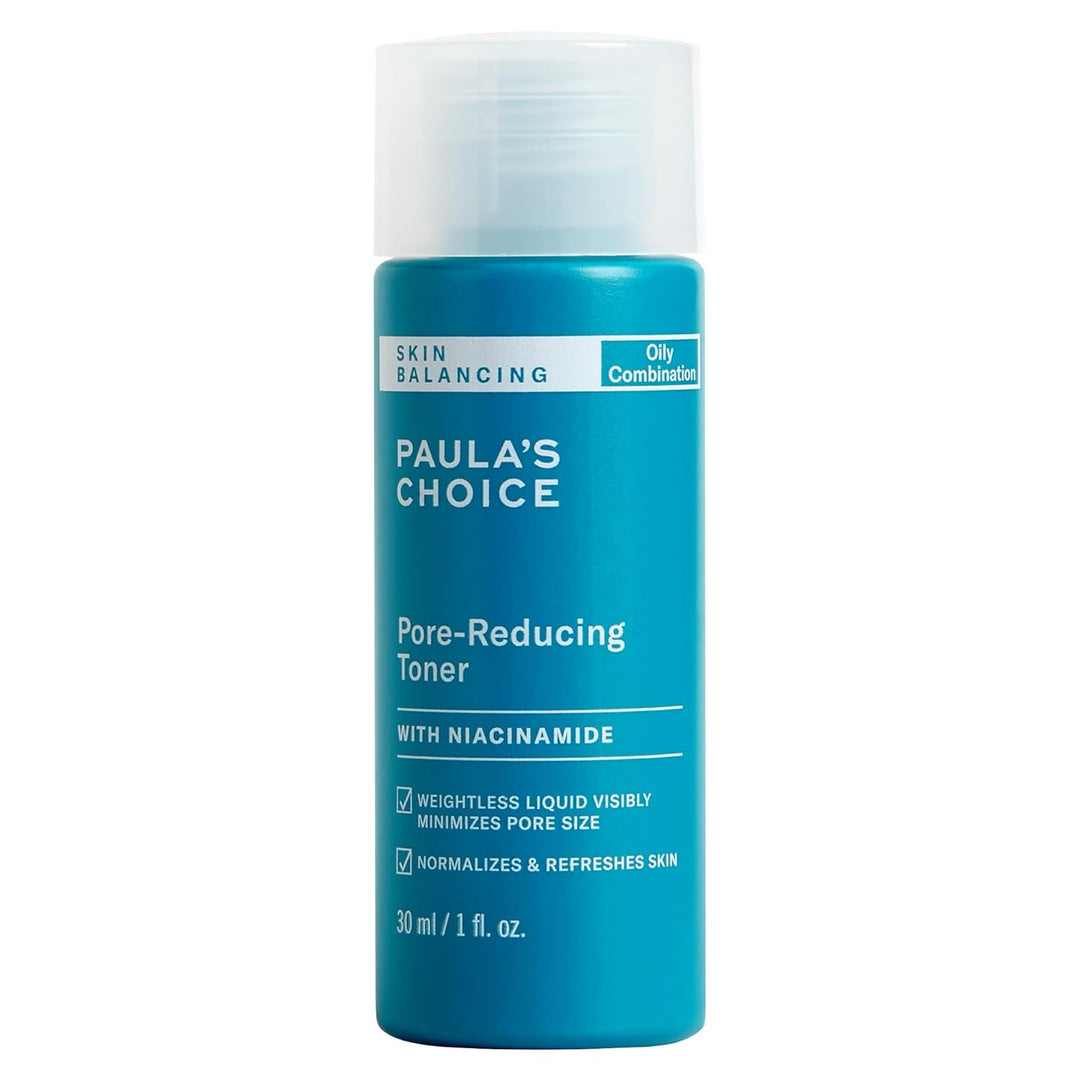 Paula's Choice SKIN BALANCING Pore-Reducing Face Toner with Niacinamide, for Oily Skin & Combination, Minimizes Large Pores, Controls Oil & Shine, Hydrates & Replenishes, Fragrance-Free
