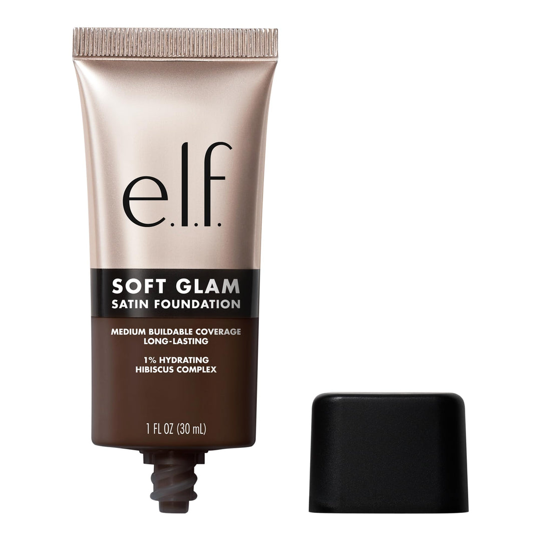 e.l.f. Soft Glam Foundation, Medium Coverage, Long-Lasting & Buildable Foundation For A Smooth, Satin Finish, Vegan & Cruelty-Free, 32 Medium Neutral
