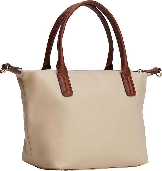 Tommy Hilfiger Popette Small Tote Bag with Removable Crossbody Strap - Sandalwood