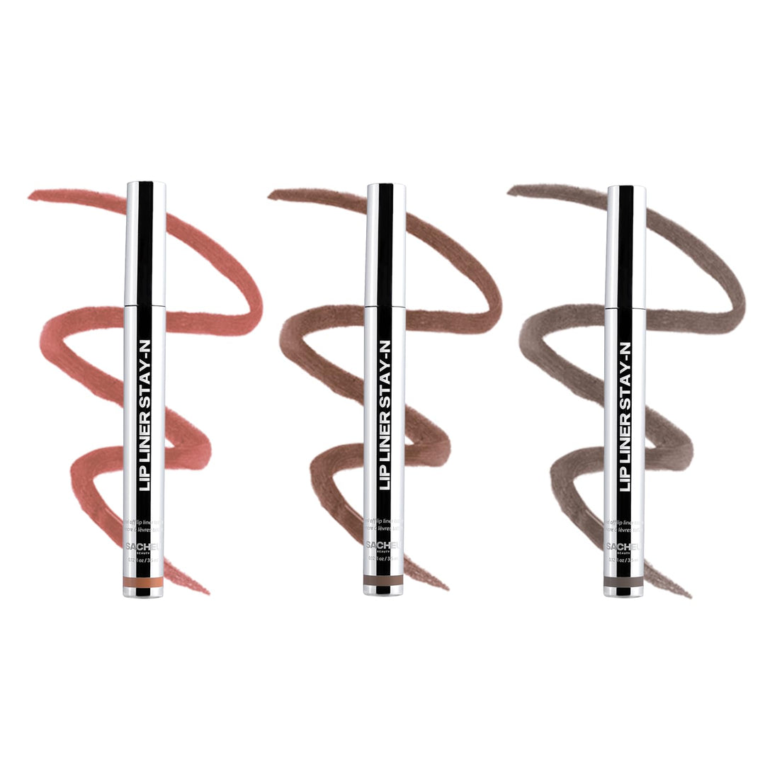 Sacheu Lip Liner STAY-N Peel Off Lip Stain — Long Lasting Matte Lip Tattoo Transfer Proof Lipstain Infused with Hyaluronic Acid &amp; Vitamin E for All Skin Types — Vegan &amp; Cruelty-Free