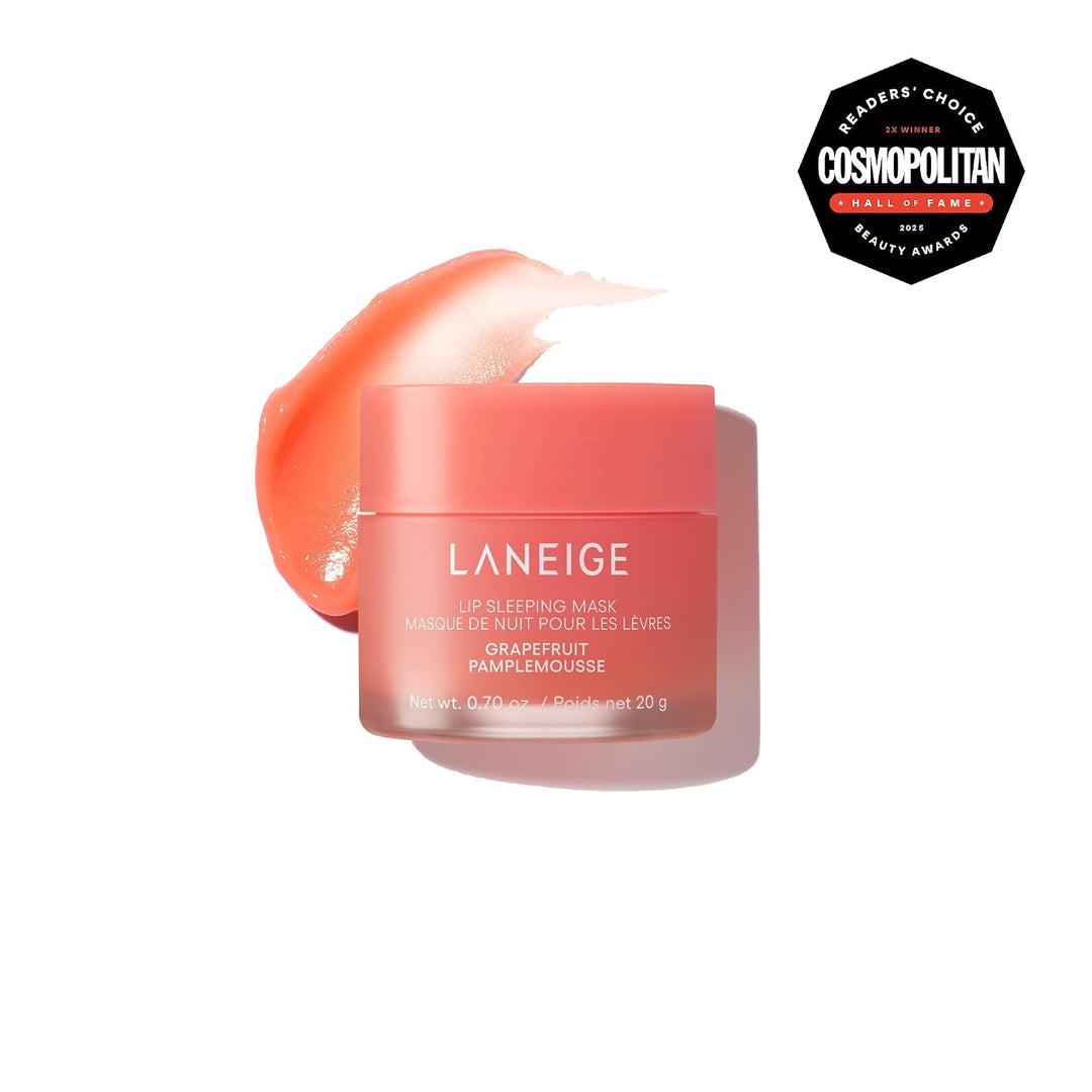 LANEIGE Lip Sleeping Mask: Korean Overnight Treatment For Dry Lips | Hydrating &amp; Nourishing Overnight Lip Treatment Mask with Vitamin C, Shea &amp; Murumuru Seed Butter