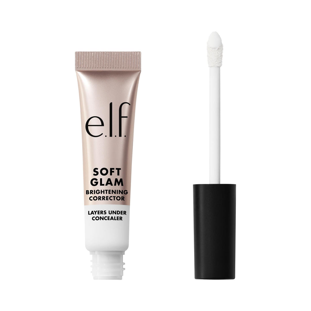 e.l.f. Soft Glam Brightening Corrector, Helps Minimize Dark Circles &amp; Discoloration, Hydrating With A Natural Finish, Vegan &amp; Cruelty-Free
