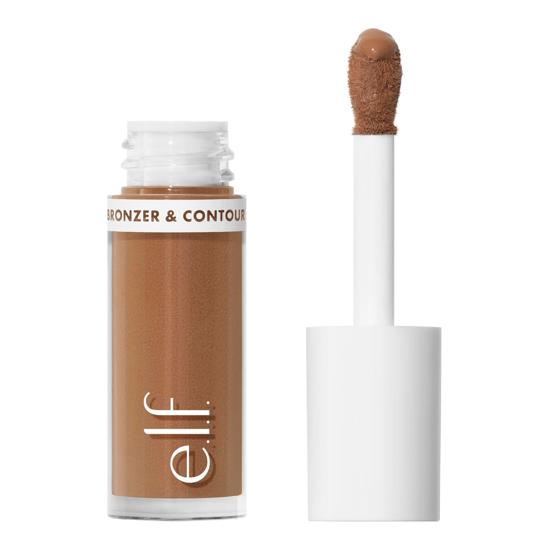 e.l.f. Camo Liquid Bronzer & Contour, Silky Highly Pigmented Formula, Creates a Long-Lasting Bronzed Glow & Natural Look, Vegan & Cruelty-Free