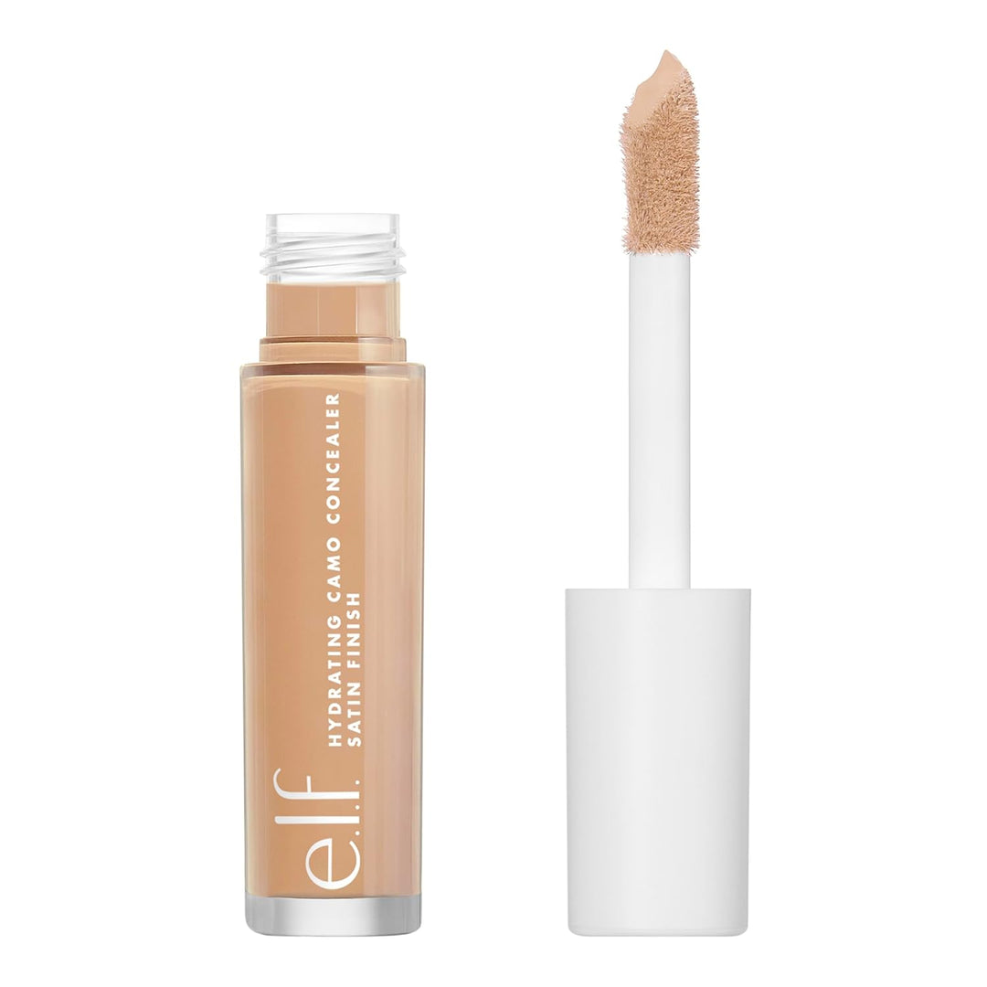 e.l.f. Hydrating Camo Concealer, Lightweight, Full Coverage, Long Lasting All-Day Wear, 0.20 Fl Oz