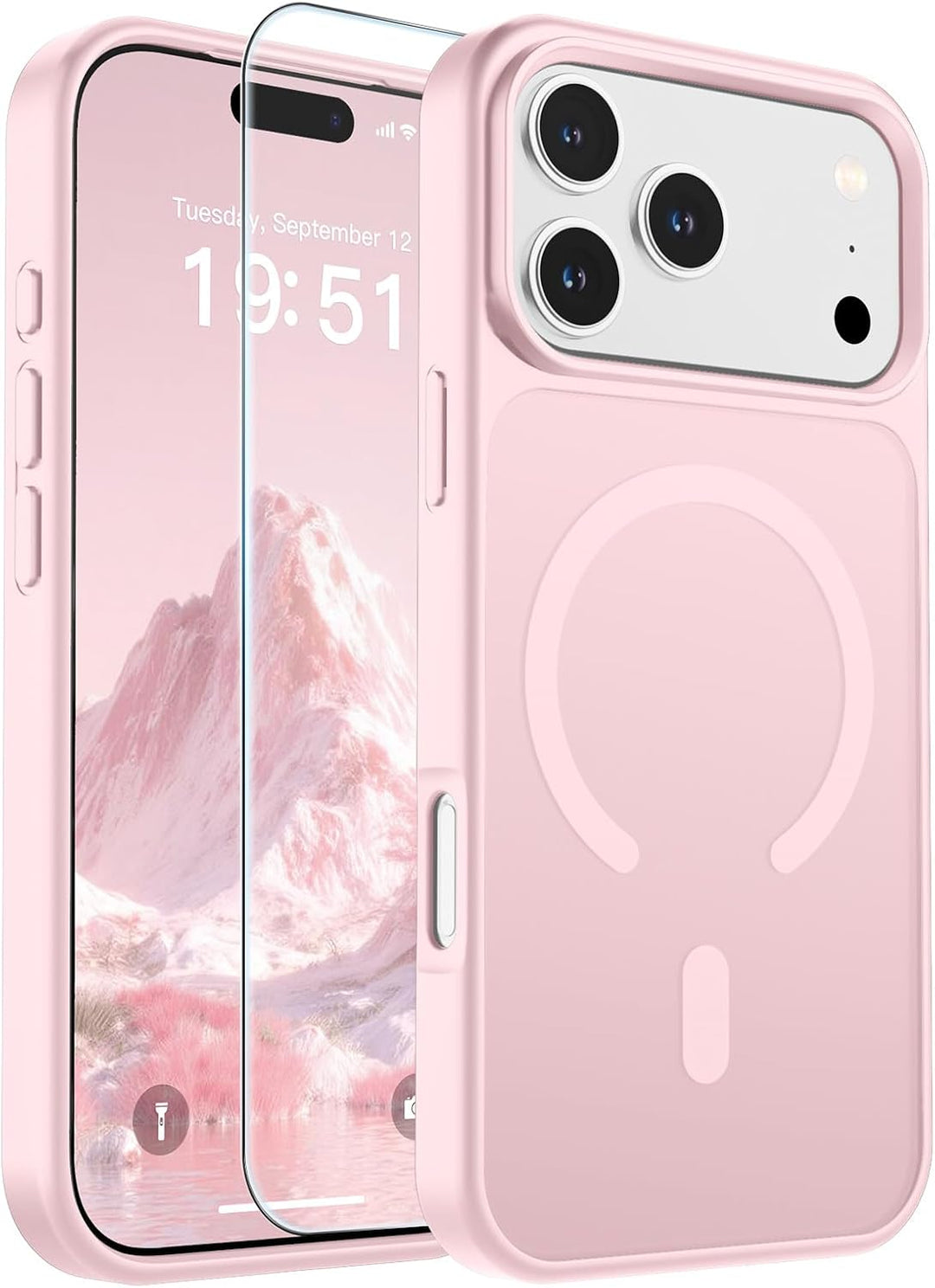 جراب SUPFINE مغناطيسي لهاتف iPhone 18 Pro Max / 17 Pro Max متوافق مع MagSafe، غطاء للتحكم في الكاميرا، غطاء سيليكون فاخر مقاوم للصدمات والسقوط لهاتف 18 Pro Max