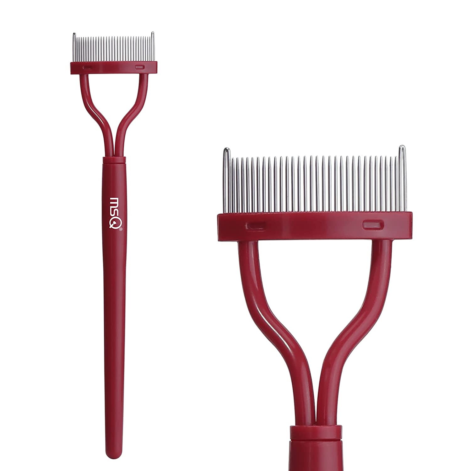 MSQ Eyelash Comb Eyebrow Brush Separator Mascara Applicator - 3alababak