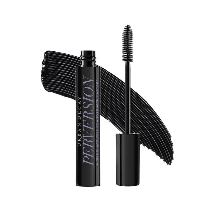 Urban Decay Perversion Volumizing Mascara - Intense Black Lengthening Mascara, Smudge-Resistant, Flake-free, Buildable Lash Volume & Length, Curling & Separating, Vegan Formula, Cruelty-free