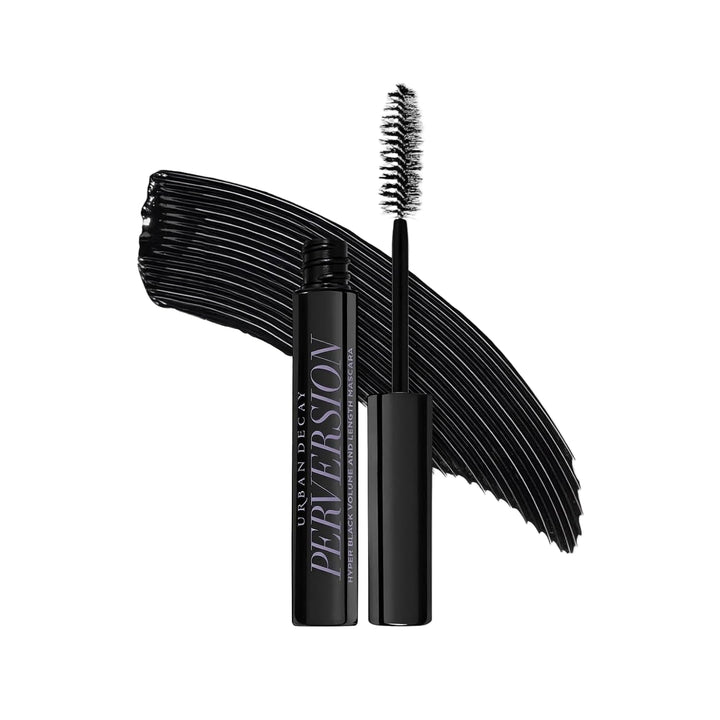 Urban Decay Perversion Volumizing Mascara - Intense Black Lengthening Mascara, Smudge-Resistant, Flake-free, Buildable Lash Volume & Length, Curling & Separating, Vegan Formula, Cruelty-free