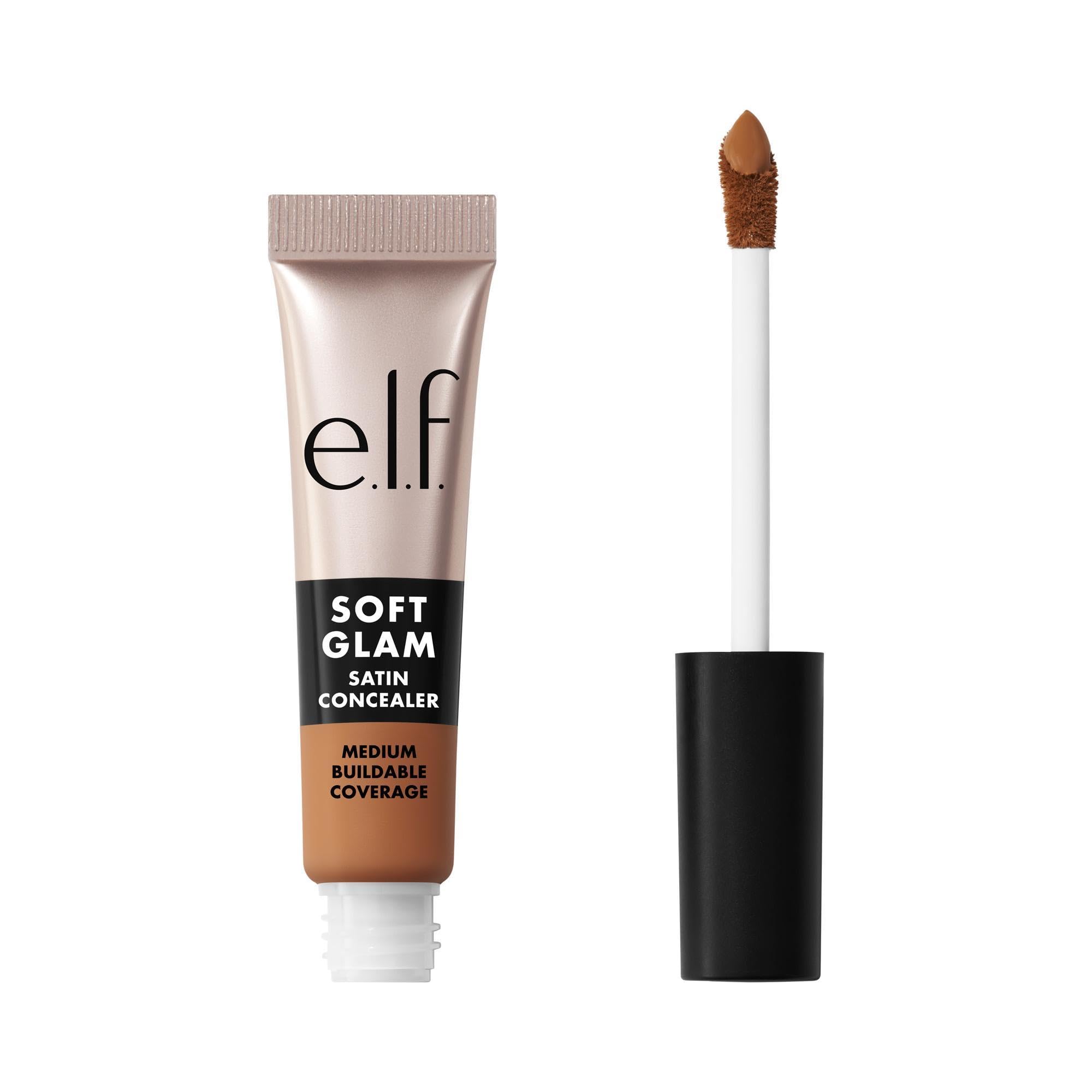 e.l.f. Soft Glam Satin Concealer, Medium Coverage For Blemishes & Under-Eye, Crease-Resistant, Long Lasting, Vegan & Cruelty-Free