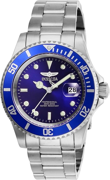 Invicta 26971 Pro Diver 40mm Unisex Wrist Watch Stainless Steel Quartz Blue Dial