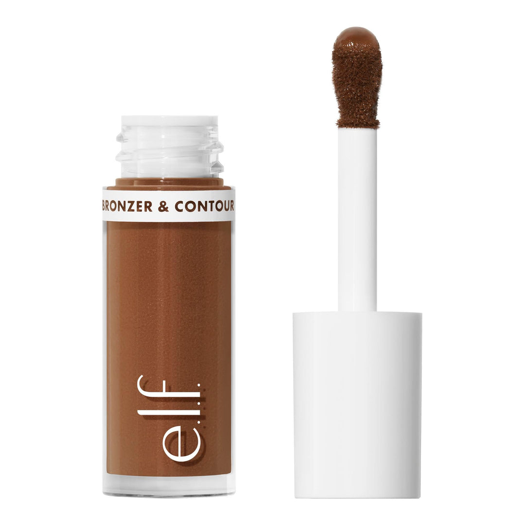 e.l.f. Camo Liquid Bronzer & Contour, Silky Highly Pigmented Formula, Creates a Long-Lasting Bronzed Glow & Natural Look, Vegan & Cruelty-Free