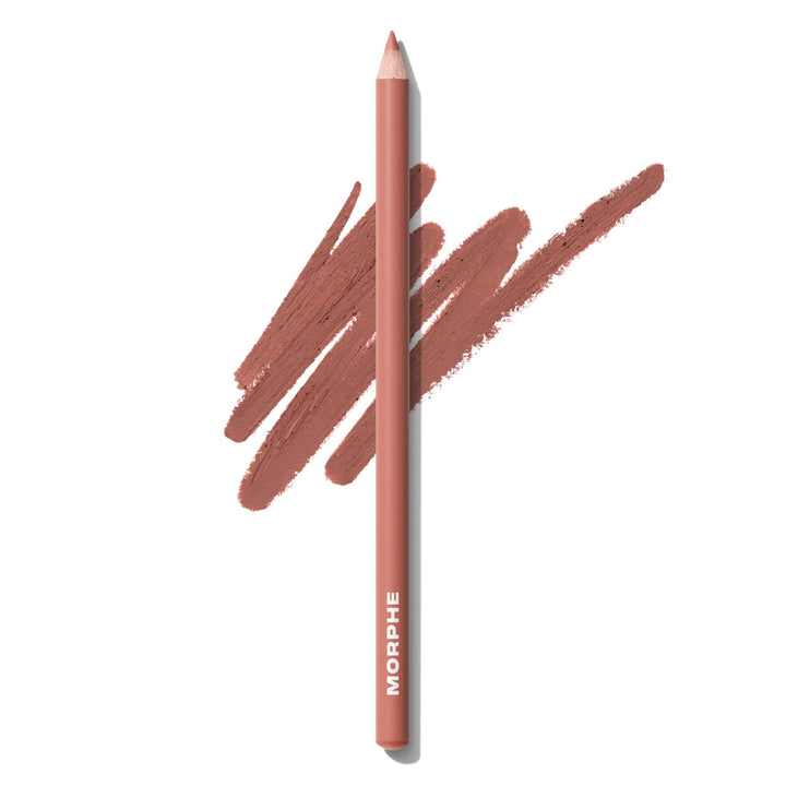 Morphe Signature Lip Liner Pencil - Creamy, Long Lasting Definer for Precise Shaping and Filling - Lip Makeup Essential with Smooth Glide - Professional Lipliner Pencil