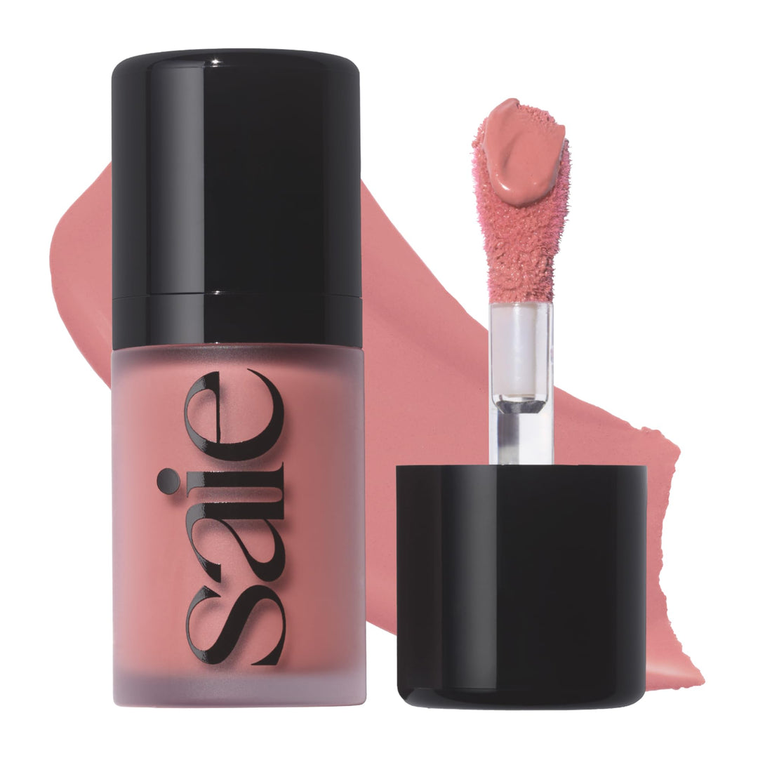 Saie Dew Liquid Blush for Cheeks - Hydrating Cream Blush Stick with a Blendable + Buildable Formula