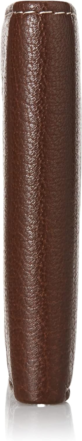 Timberland D10218/01 mens Leather Wallet With Attached Flip Pocket, Brown (Blix)