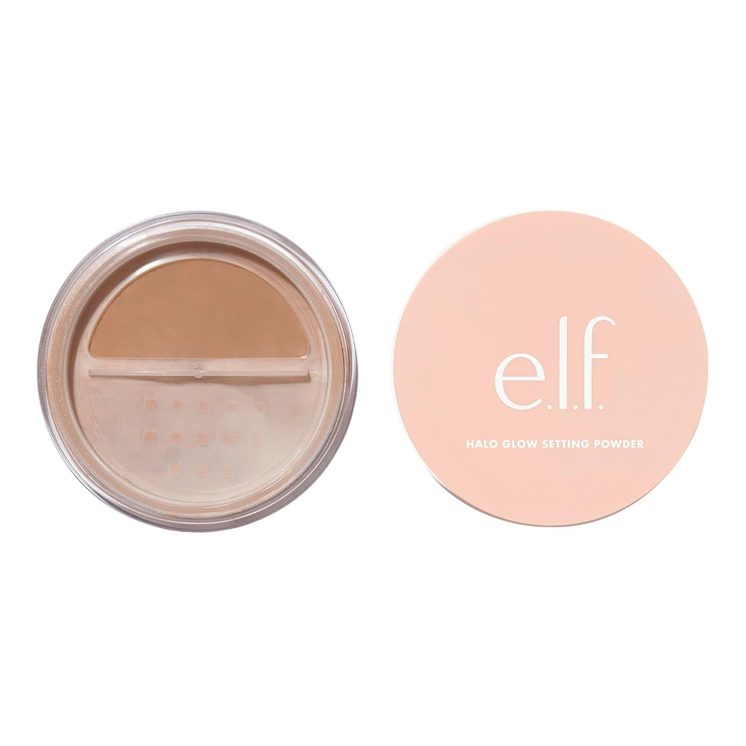 e.l.f. Halo Glow Soft Focus Setting Powder, Silky Setting Powder For Creating Soft Glow Without Shine, Smooths Pores & Lines