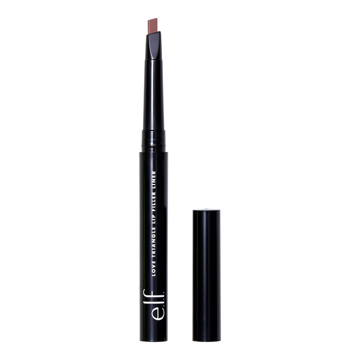 e.l.f. Love Triangle Lip Filler Liner, 2-in-1 Lipliner Pencil For Sculpting &amp; Filling, Long-Lasting Intense Color, Vegan &amp; Cruelty-Free
