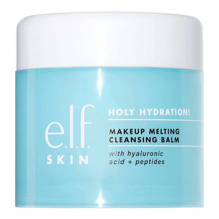 e.l.f. Holy Hydration! Makeup Melting Cleansing Balm Face Cleanser, 2 Oz (Pack of 1) | Hyaluronic Acid | to Hydrate Skin