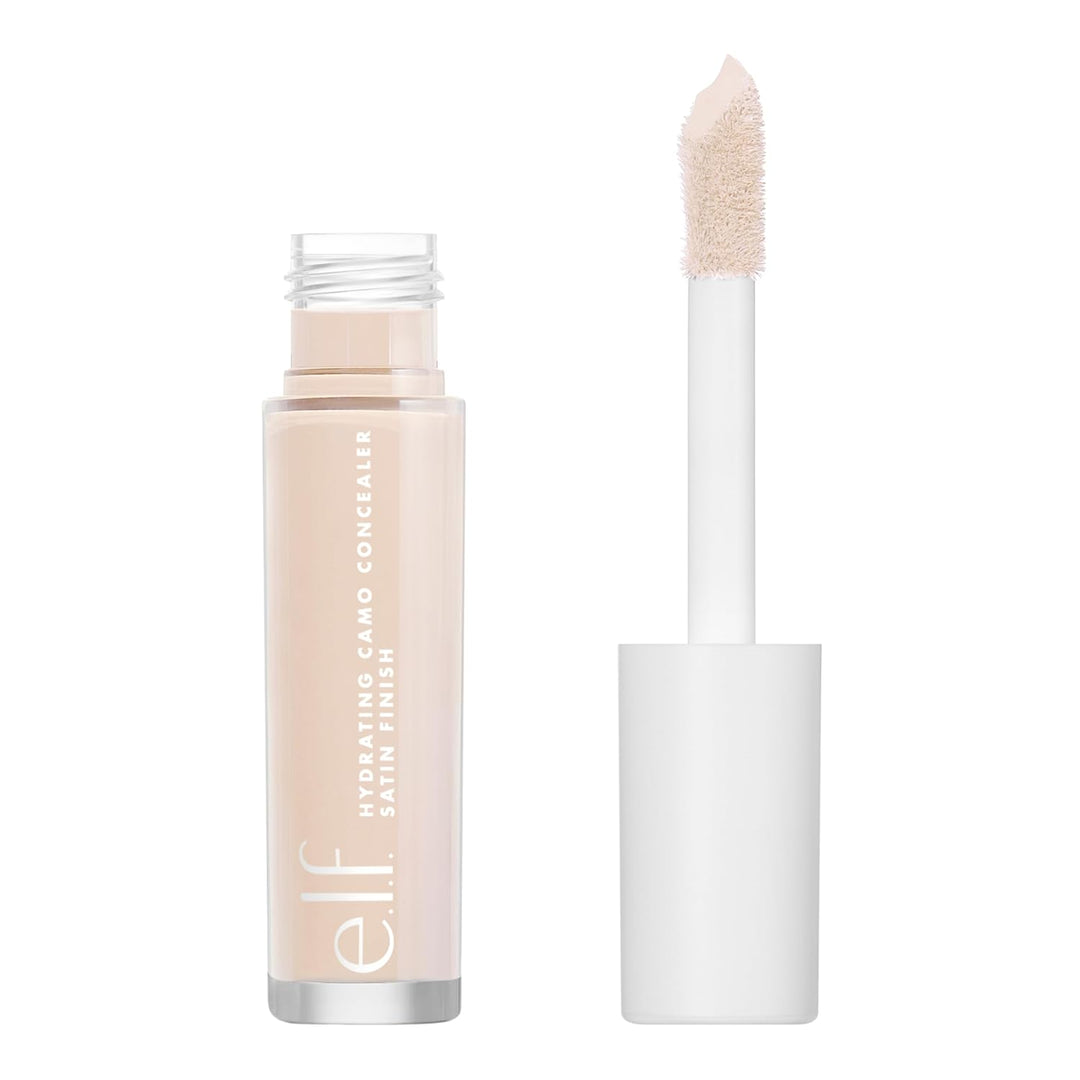 e.l.f. Hydrating Camo Concealer, Lightweight, Full Coverage, Long Lasting All-Day Wear, 0.20 Fl Oz