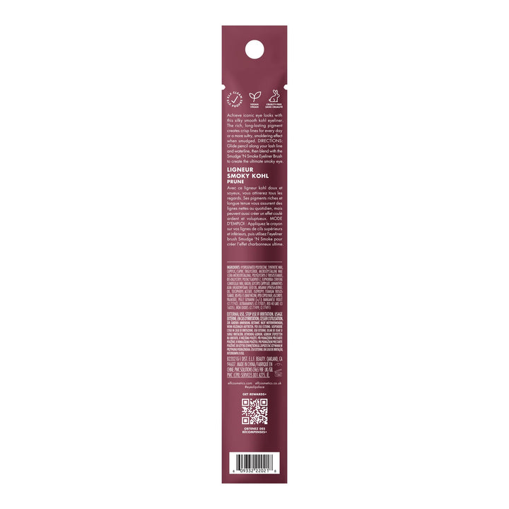 e.l.f. Smoky Kohl Eyeliner, Eye Pencil For Creating Long-Lasting, Bold, High-Pigmented Makeup Looks, Vegan &amp; Cruelty-Free