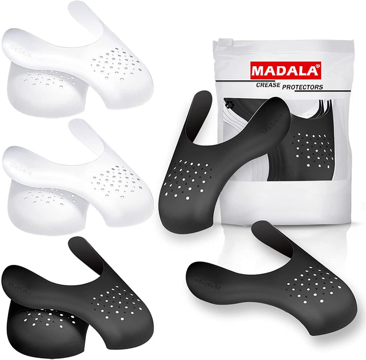 Madala 4 Pairs Crease Protector for Air Force Shoes And Sneakers Protectors for Men's 7.5-12 - 3alababak