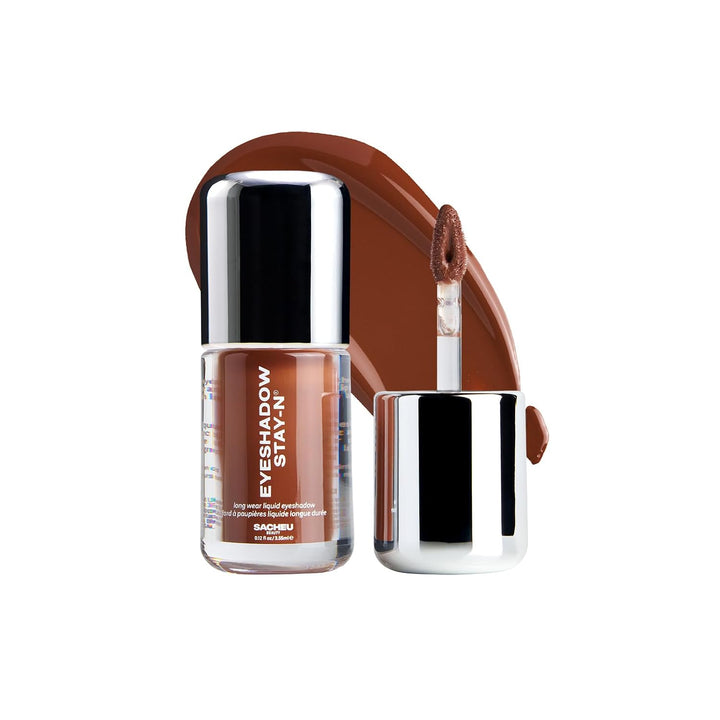 Sacheu Liquid Eyeshadow STAY-N, Buildable &amp; Blendable Creamy &amp; pigment-packed vegan formula, longwear, crease-proof, no fallout, infused with hyaluronic acid