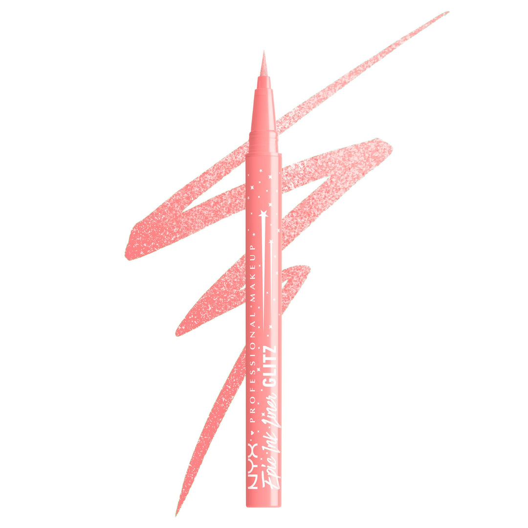 NYX PROFESSIONAL MAKEUP Epic Ink Glitz Liner, Waterproof Metallic Liquid Eyeliner with Vegan Formula 0.03 Fl Oz