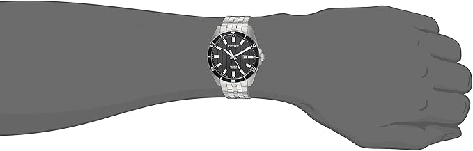 Citizen Quartz Mens Watch, Stainless Steel, Classic, Silver-Tone (Model: BI5050-54E)