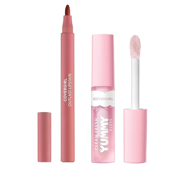 Covergirl Outlast Lipstain, Smooth Application, Precise Pen-Like Tip, Transfer-Proof, Satin Stained Finish, Vegan Formula, 0.06oz