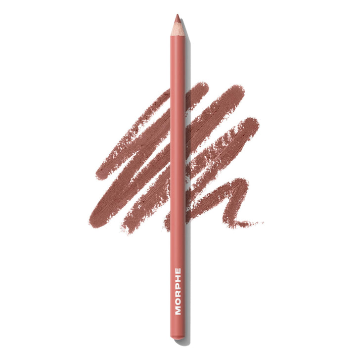 Morphe Signature Lip Liner Pencil - Creamy, Long Lasting Definer for Precise Shaping and Filling - Lip Makeup Essential with Smooth Glide - Professional Lipliner Pencil