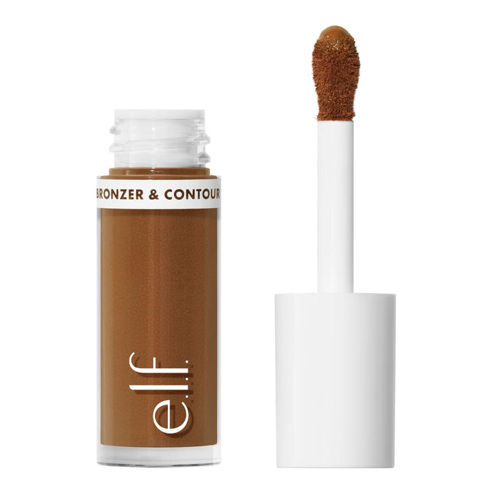 e.l.f. Camo Liquid Bronzer & Contour, Silky Highly Pigmented Formula, Creates a Long-Lasting Bronzed Glow & Natural Look, Vegan & Cruelty-Free