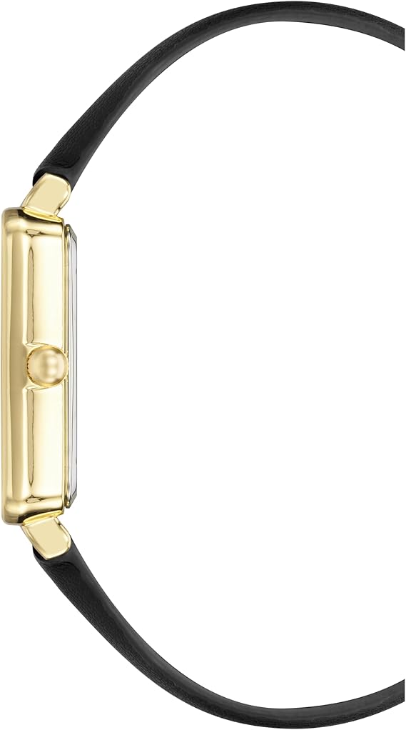 Anne Klein AK/3702BKBK Women's Strap Watch - Black/Gold
