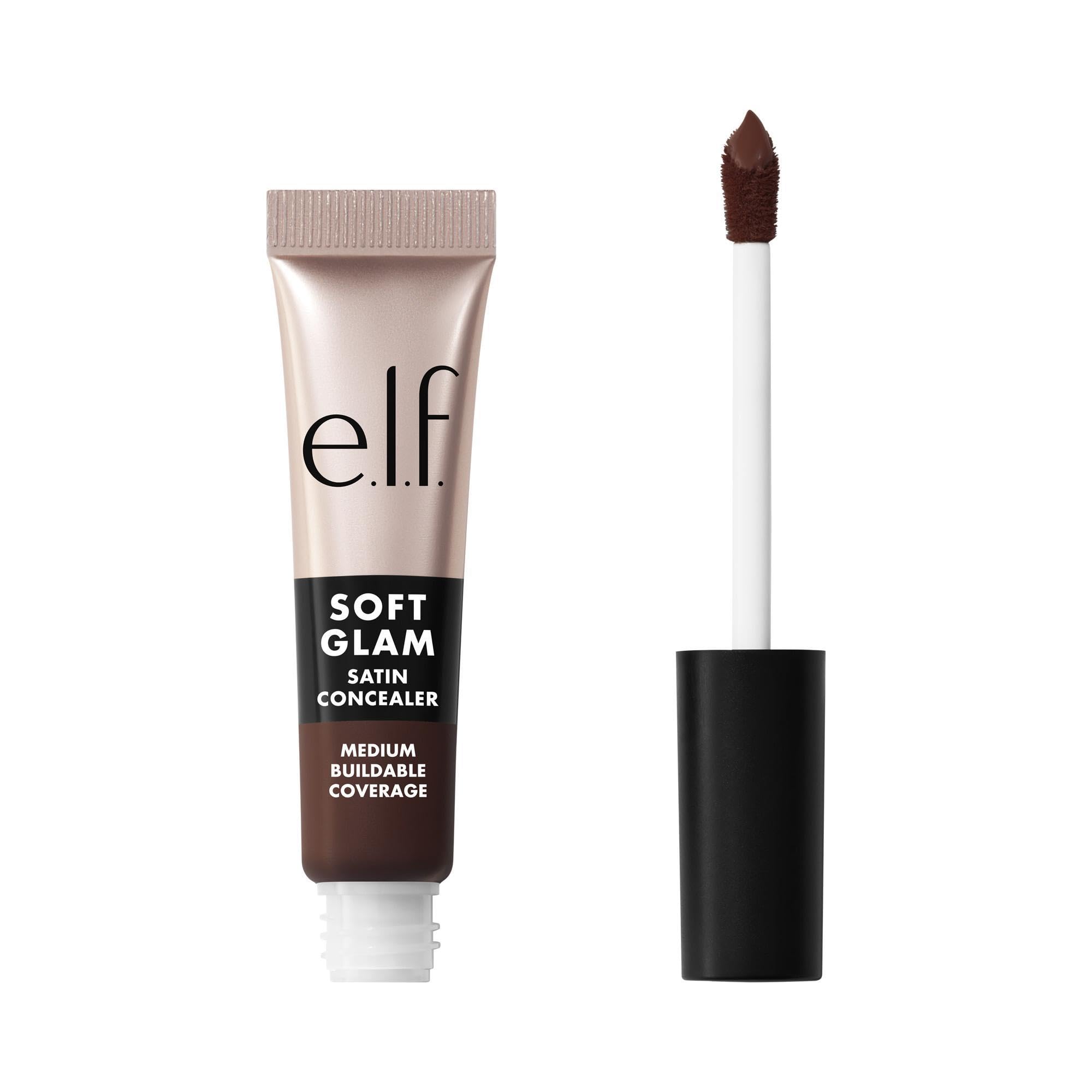 e.l.f. Soft Glam Satin Concealer, Medium Coverage For Blemishes & Under-Eye, Crease-Resistant, Long Lasting, Vegan & Cruelty-Free