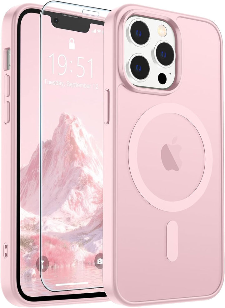 جراب SUPFINE مغناطيسي لهاتف iPhone 18 Pro Max / 17 Pro Max متوافق مع MagSafe، غطاء للتحكم في الكاميرا، غطاء سيليكون فاخر مقاوم للصدمات والسقوط لهاتف 18 Pro Max