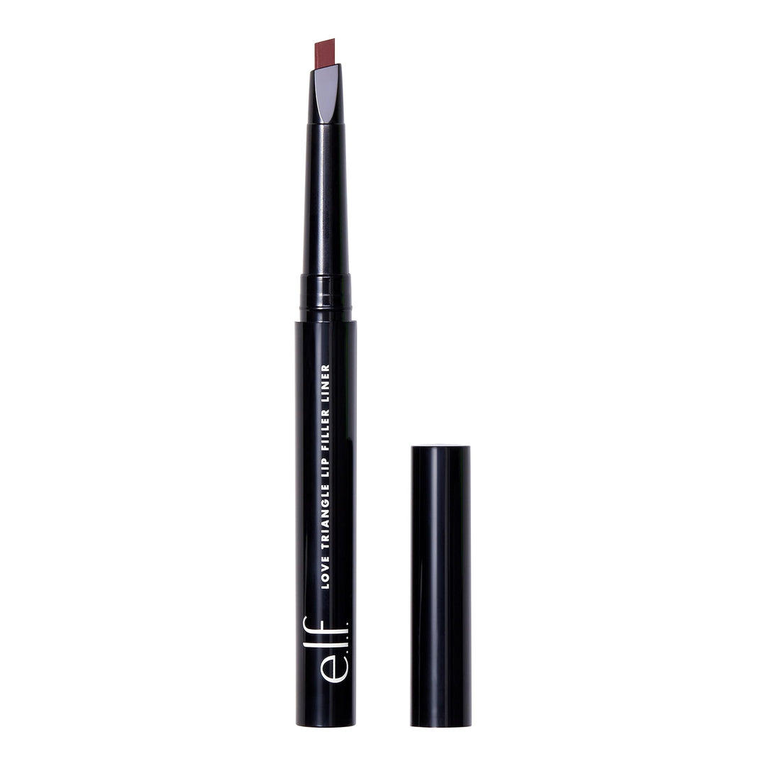 e.l.f. Love Triangle Lip Filler Liner, 2-in-1 Lipliner Pencil For Sculpting &amp; Filling, Long-Lasting Intense Color, Vegan &amp; Cruelty-Free