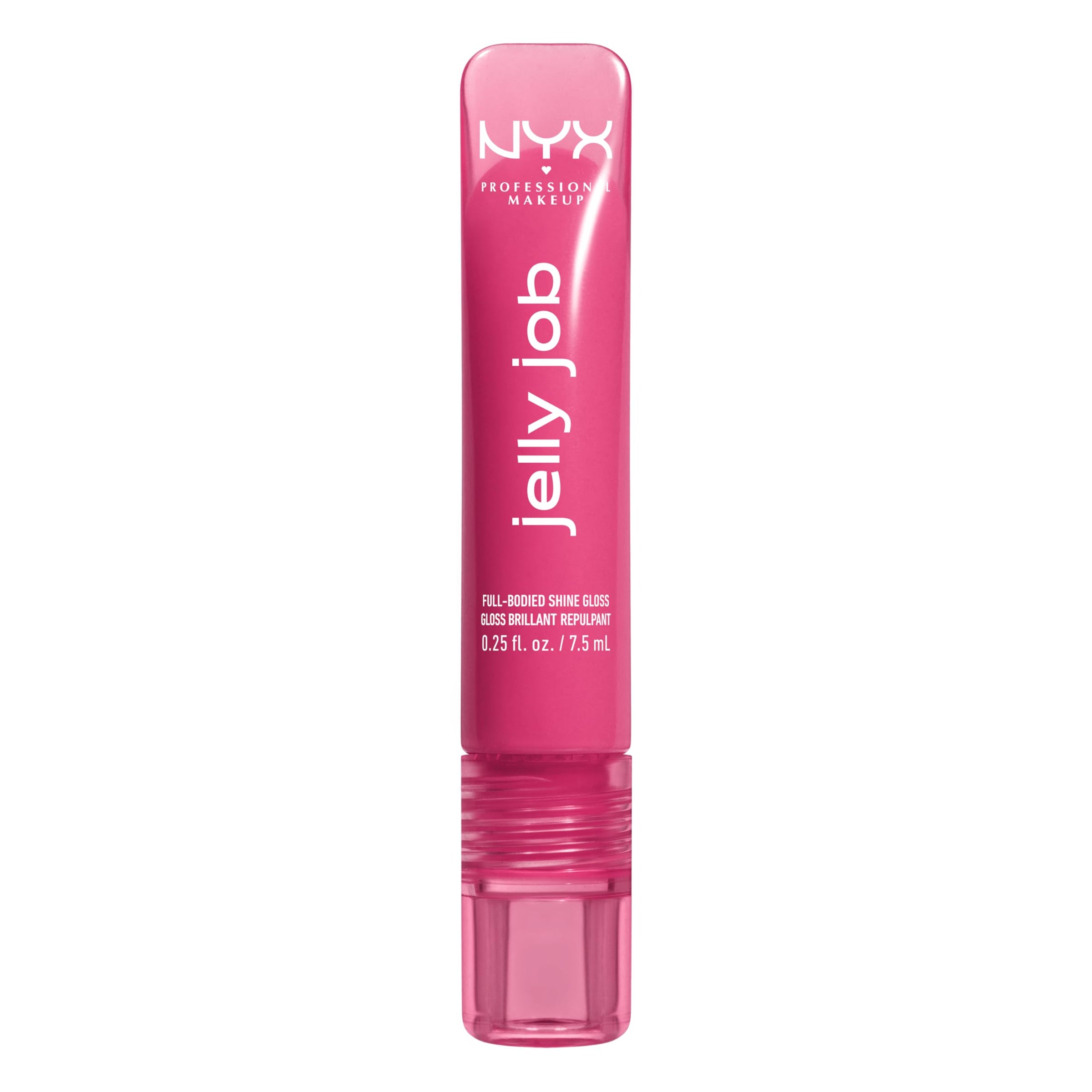 NYX PROFESSIONAL MAKEUP Jelly Job Lip Gloss, Lip Tint Gloss with Full-Bodied, Smoothing, and Hyper-Glossy Shine