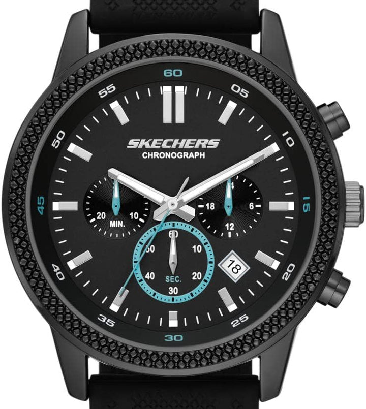 Skechers SR5197 Analog-Digital Watch for Men -  Clarkdale Black/Blue