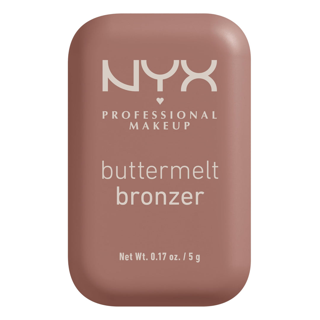 NYX PROFESSIONAL MAKEUP Matte Buttermelt Bronzer, Longwear Face Makeup with Up to 12 Hours of Wear, Vegan Formula 0.17 Ounce