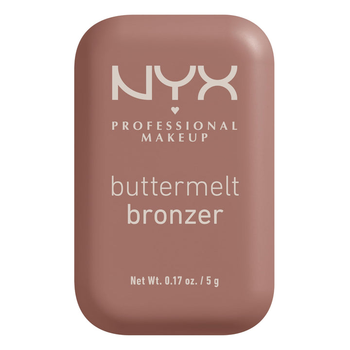 NYX PROFESSIONAL MAKEUP Matte Buttermelt Bronzer, Longwear Face Makeup with Up to 12 Hours of Wear, Vegan Formula 0.17 Ounce