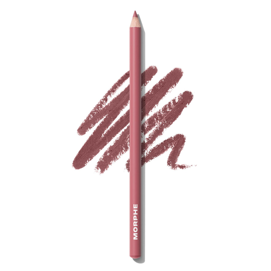 Morphe Signature Lip Liner Pencil - Creamy, Long Lasting Definer for Precise Shaping and Filling - Lip Makeup Essential with Smooth Glide - Professional Lipliner Pencil