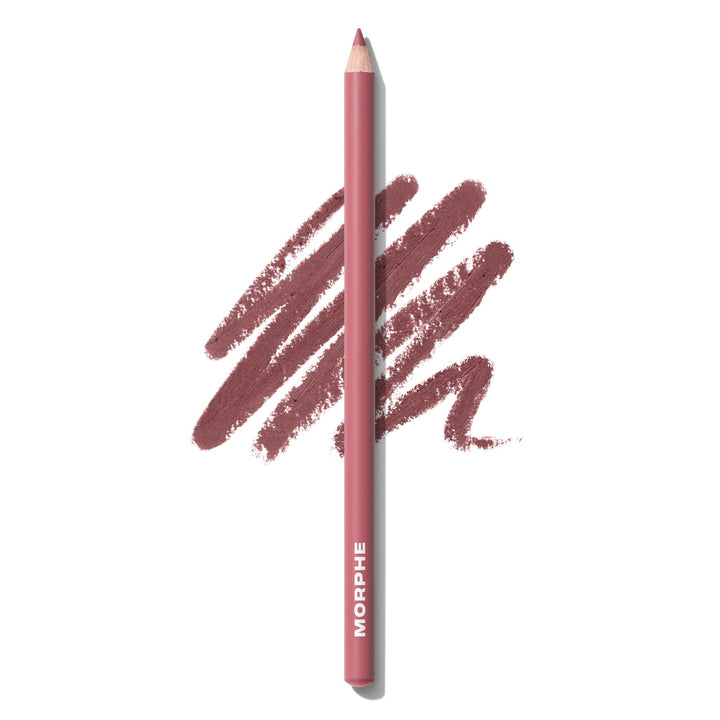 Morphe Signature Lip Liner Pencil - Creamy, Long Lasting Definer for Precise Shaping and Filling - Lip Makeup Essential with Smooth Glide - Professional Lipliner Pencil