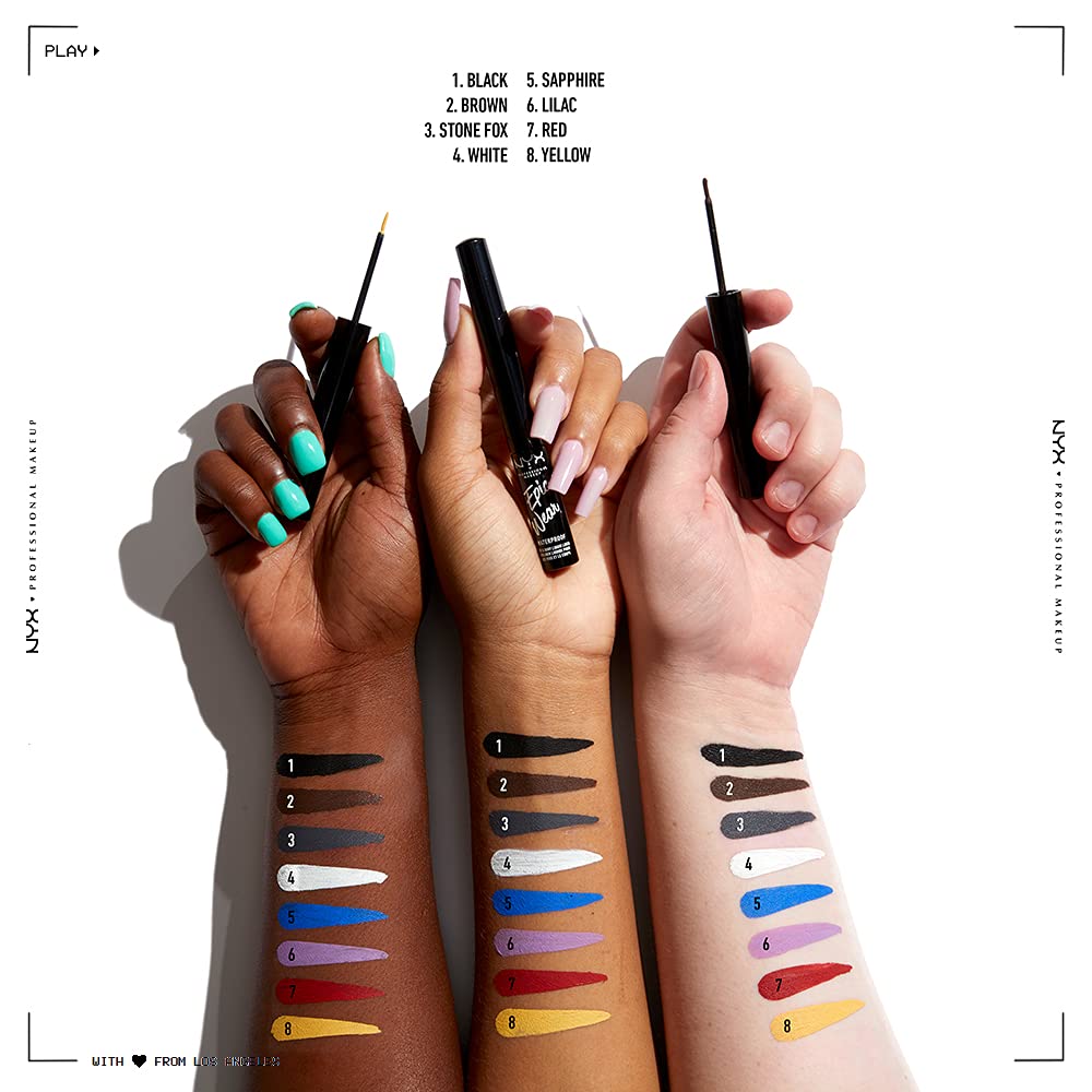 NYX PROFESSIONAL MAKEUP Epic Wear Liquid Liner, Long-Lasting Waterproof Eyeliner