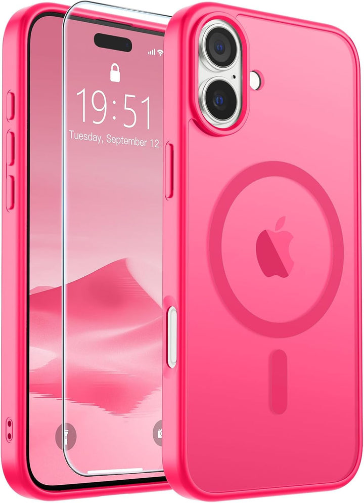 جراب SUPFINE مغناطيسي لهاتف iPhone 18 Pro Max / 17 Pro Max متوافق مع MagSafe، غطاء للتحكم في الكاميرا، غطاء سيليكون فاخر مقاوم للصدمات والسقوط لهاتف 18 Pro Max