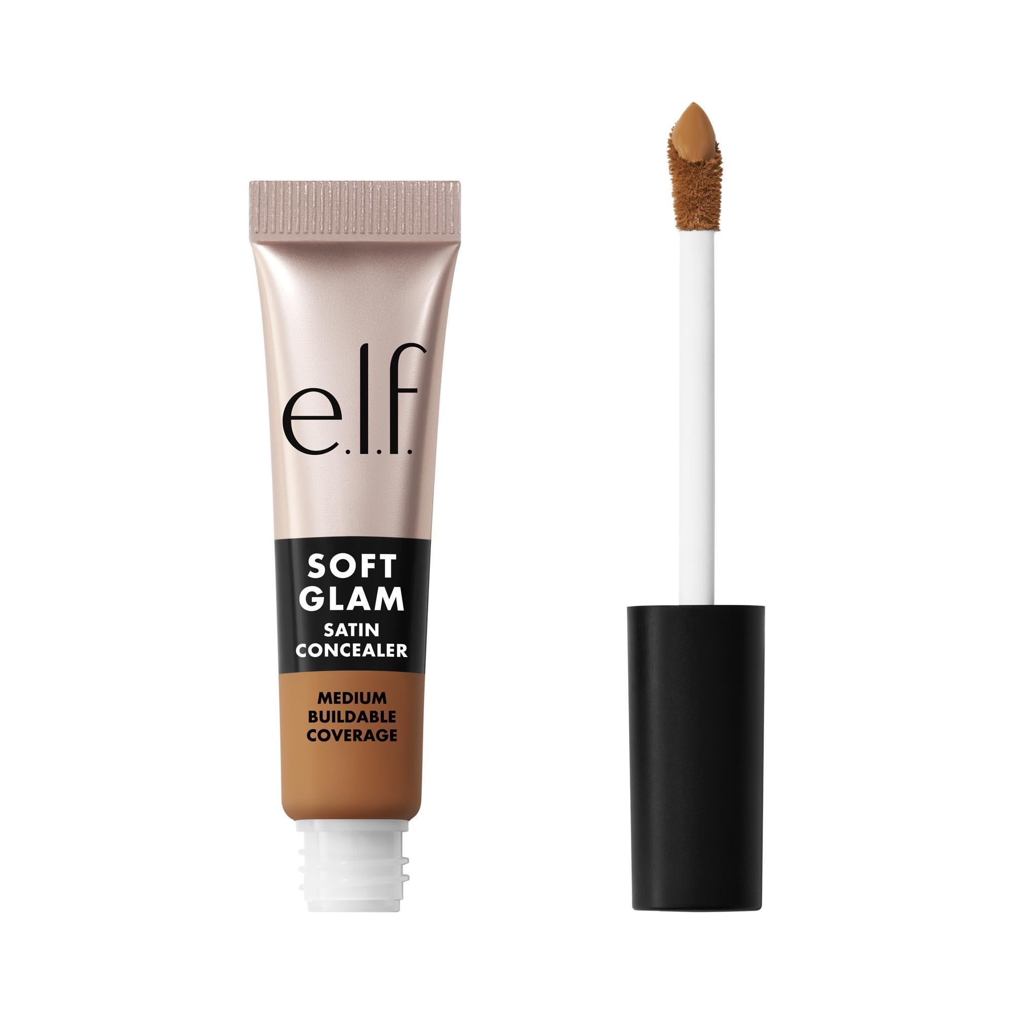 e.l.f. Soft Glam Satin Concealer, Medium Coverage For Blemishes & Under-Eye, Crease-Resistant, Long Lasting, Vegan & Cruelty-Free