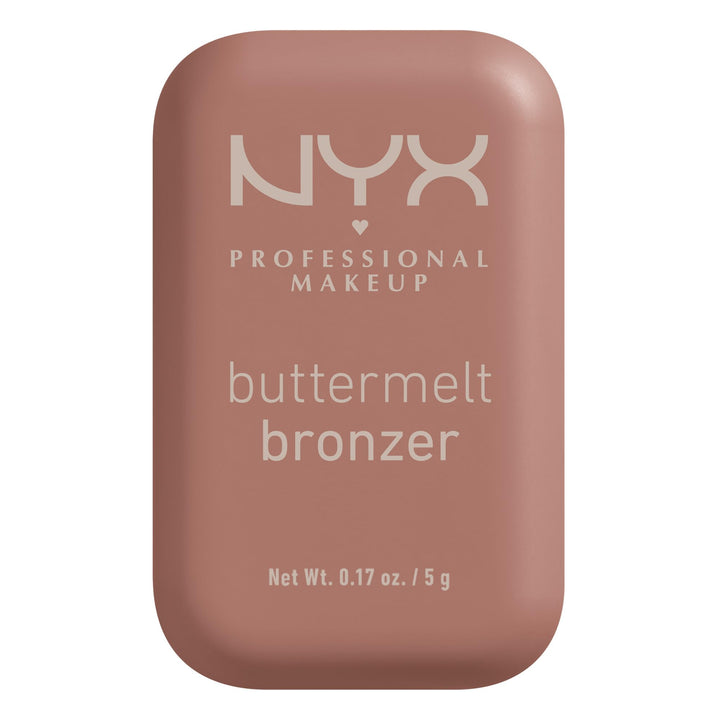 NYX PROFESSIONAL MAKEUP Matte Buttermelt Bronzer, Longwear Face Makeup with Up to 12 Hours of Wear, Vegan Formula 0.17 Ounce