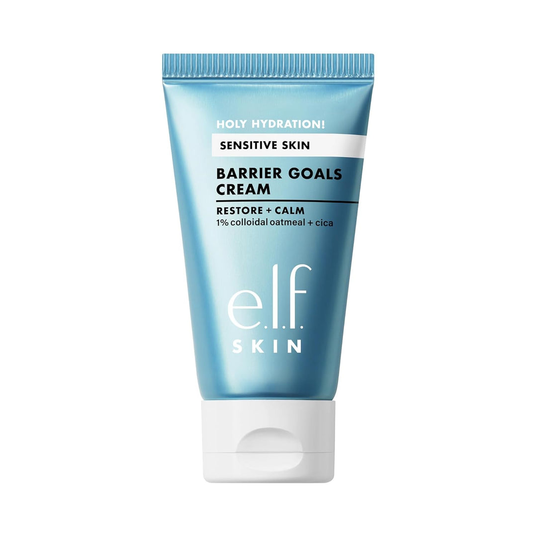 e.l.f. SKIN Holy Hydration! Barrier Goals Cream Mini, Face Moisturizer For Hydrating &amp; Soothing, Helps Visibly Reduce Redness, Vegan &amp; Cruelty-Free