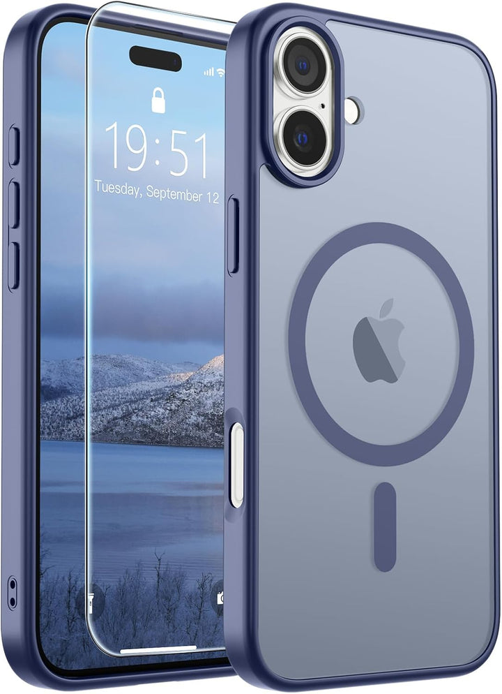 جراب SUPFINE مغناطيسي لهاتف iPhone 18 Pro Max / 17 Pro Max متوافق مع MagSafe، غطاء للتحكم في الكاميرا، غطاء سيليكون فاخر مقاوم للصدمات والسقوط لهاتف 18 Pro Max