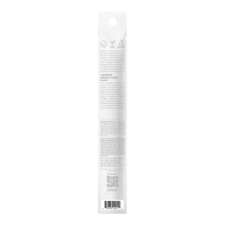 e.l.f. Smoky Kohl Eyeliner, Eye Pencil For Creating Long-Lasting, Bold, High-Pigmented Makeup Looks, Vegan &amp; Cruelty-Free