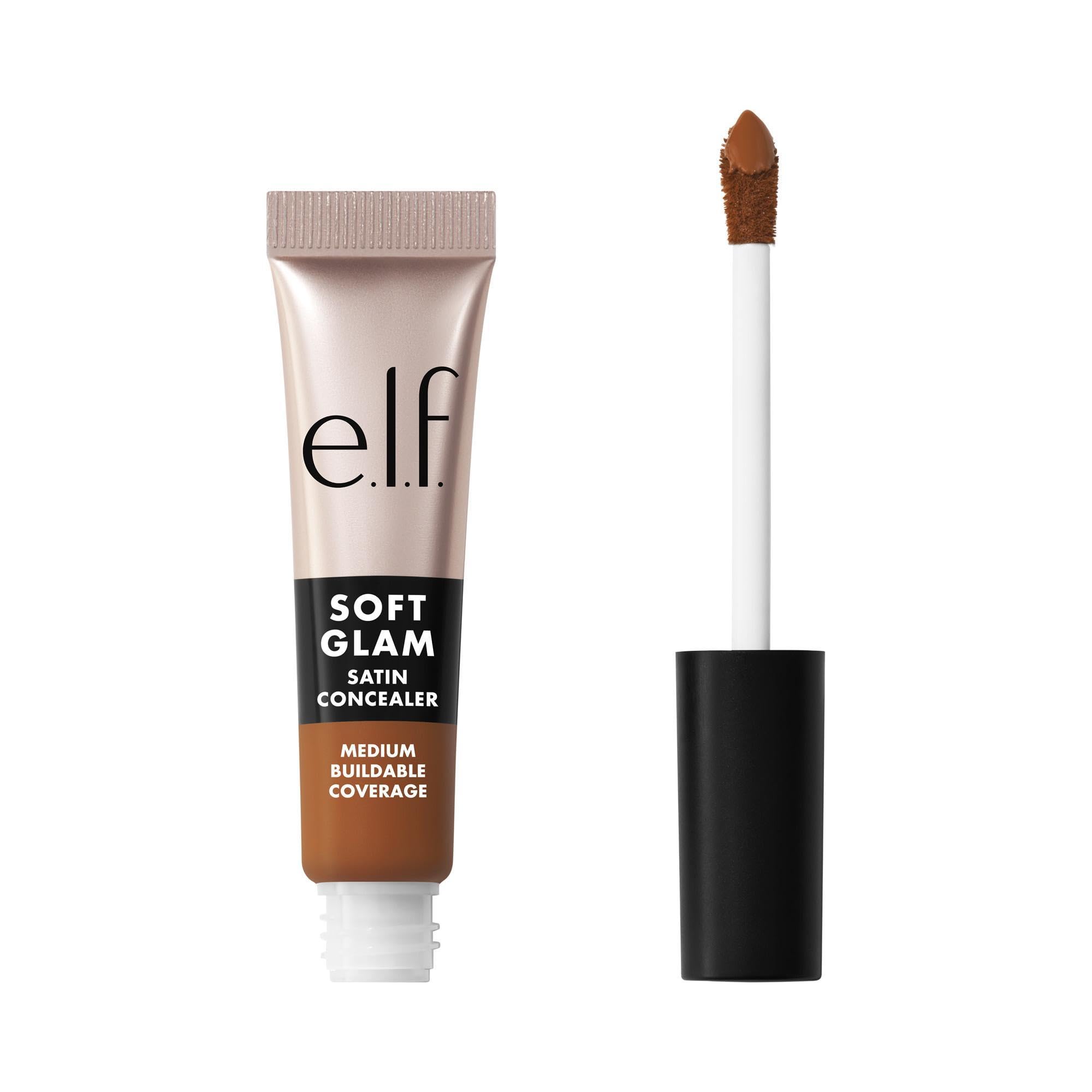 e.l.f. Soft Glam Satin Concealer, Medium Coverage For Blemishes & Under-Eye, Crease-Resistant, Long Lasting, Vegan & Cruelty-Free