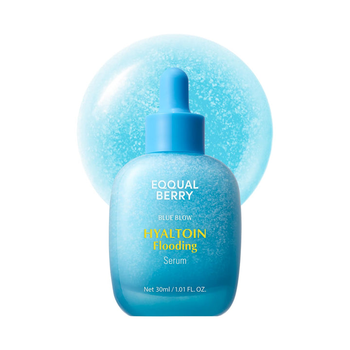 EQQUALBERRY Hyaltoin Flooding Smoothie Serum – Deep Hydrating Korean Skin Care with 11 Hyaluronic Acids, Ectoine &amp; Glacier Water, Barrier-Strengthening with 5 Ceramides, Fresh Glow (1.01oz / 30ml)